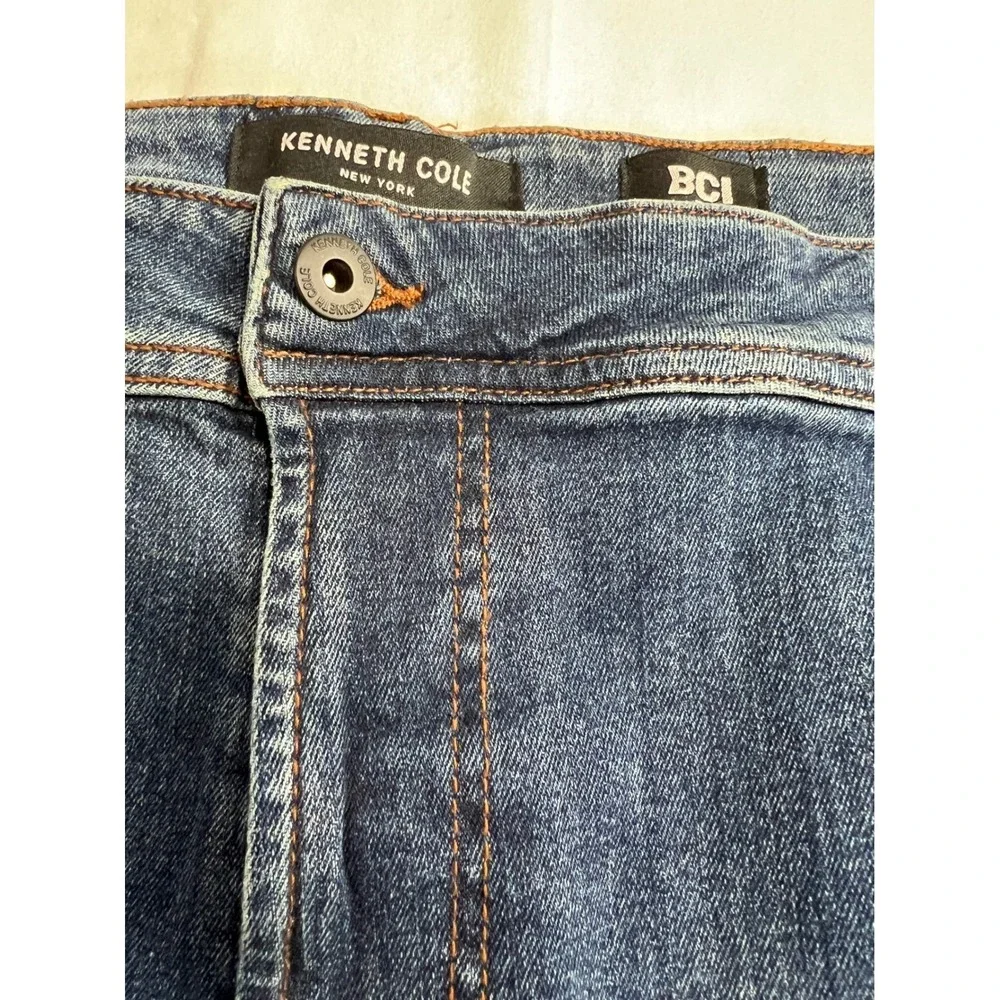 Kenneth Cole Jean Men 44x32 Blue BCI Better Cotton Initiative Straight Denim PA3